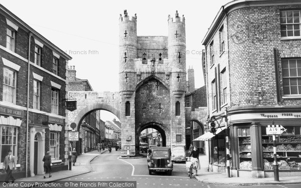 Photo of York, Monk Bar c1955, ref. Y12044