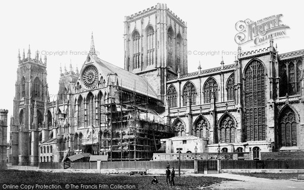 Photo of York, Minster c1890, ref. Y12501