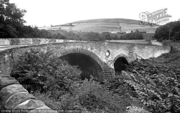 Photo of Hawick, Crowbyers Bridge and Greenbrae Head c1955, ref. H248014
