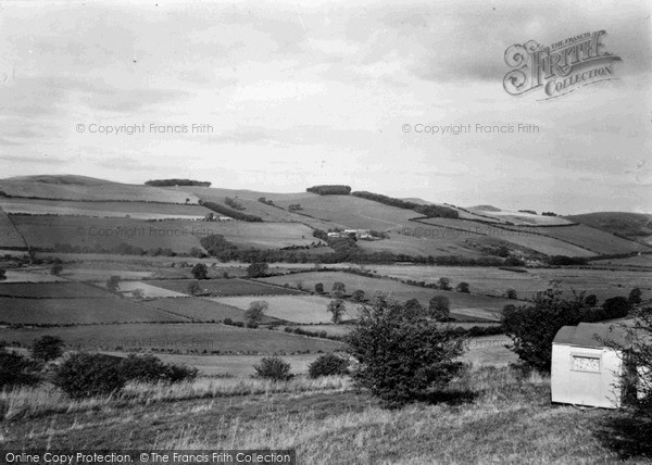 Photo of Town Yetholm, English Hills from Scotland c1955, ref. Y26004