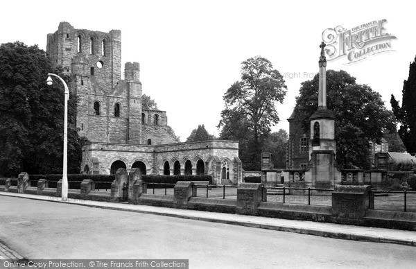 Photo of Kelso, Abbey and Cloisters c1950, ref. k55010