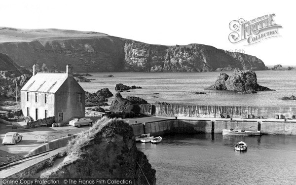 Photo of St Abbs, the Harbour and Cliffs c1955, ref. s416308