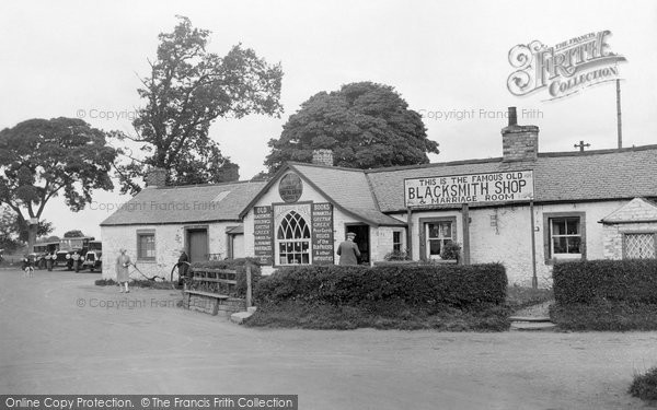 Photo of Gretna Green, Old Blacksmith's Shop c1955, ref. G163019