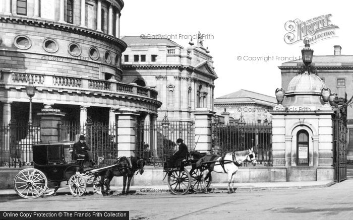 Photo of Dublin, Carriages outside Leinster House 1897, ref. 39225x